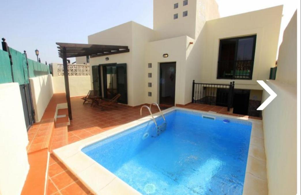 Villa con piscina, vistas, dunas, mar, 6 personas Corralejo Esterno foto